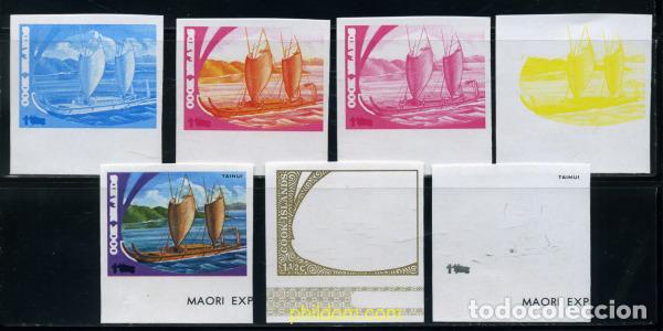 Sellos: 206514 MNH COOK Islas 1973 EXPLORACION MAORI DEL PACIFICO