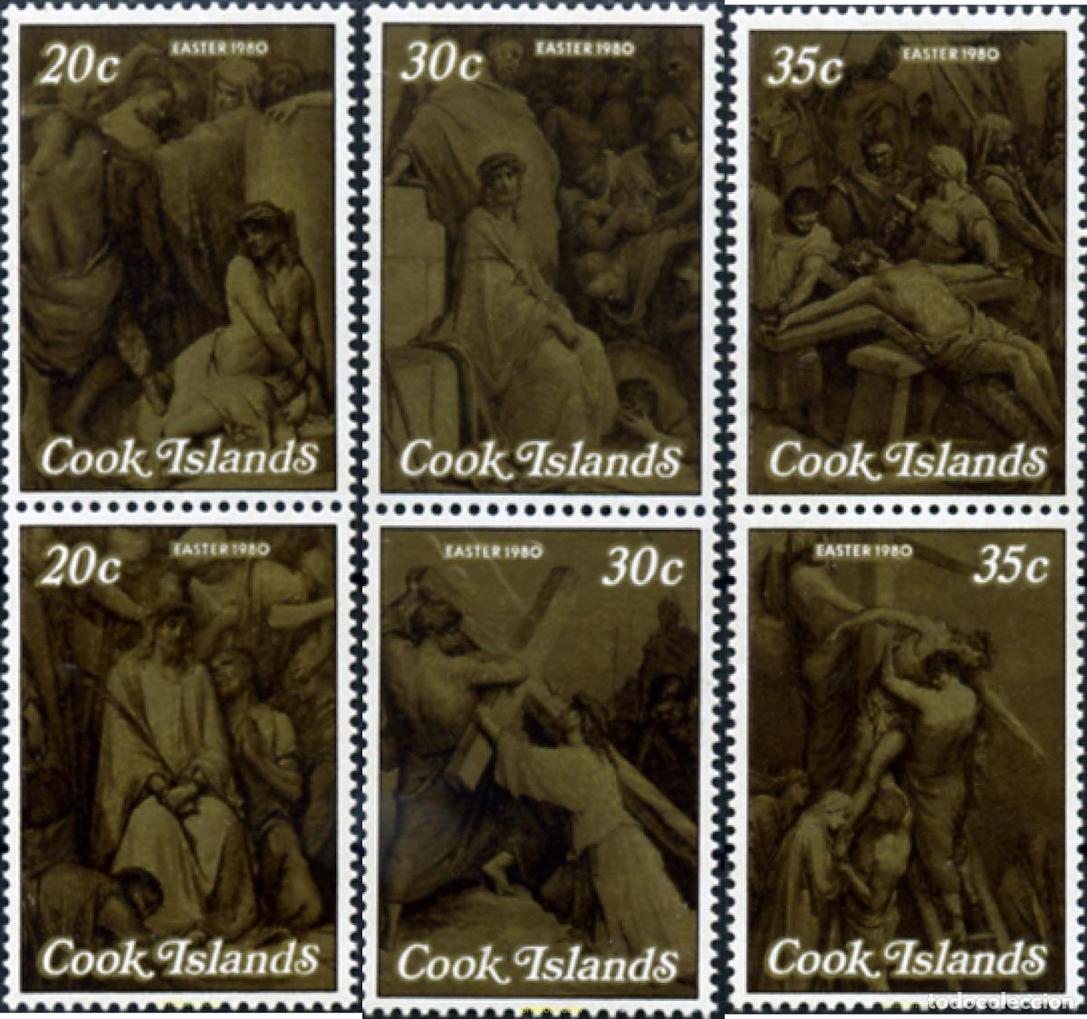 Sellos: 5684 MNH COOK Islas 1980 PASCUA