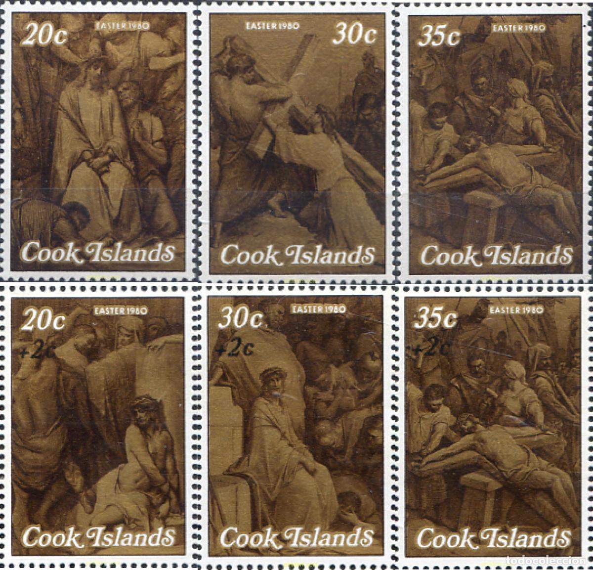 Sellos: 65654 MNH COOK Islas 1980 PASCUA