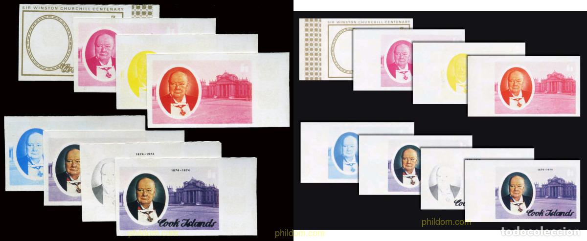 Sellos: 142561 MNH COOK Islas 1974 CENTENARIO DEL NACIMIENTO DE SIR WINSTON CHURCHILL