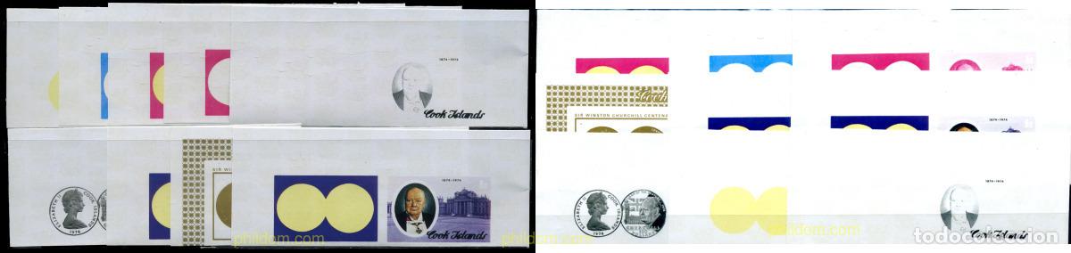 Stamps: 206605 MNH COOK Islas 1974 CENTENARIO DEL NACIMIENTO DE SIR WINSTON CHURCHILL