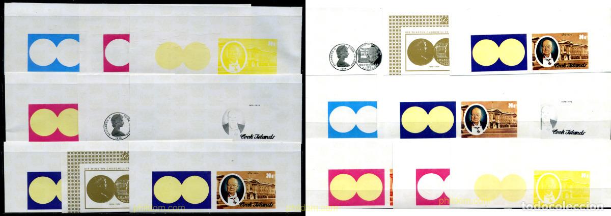 Stamps: 206608 MNH COOK Islas 1974 CENTENARIO DEL NACIMIENTO DE SIR WINSTON CHURCHILL