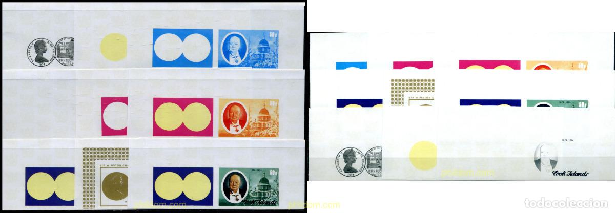 Stamps: 206609 MNH COOK Islas 1974 CENTENARIO DEL NACIMIENTO DE SIR WINSTON CHURCHILL
