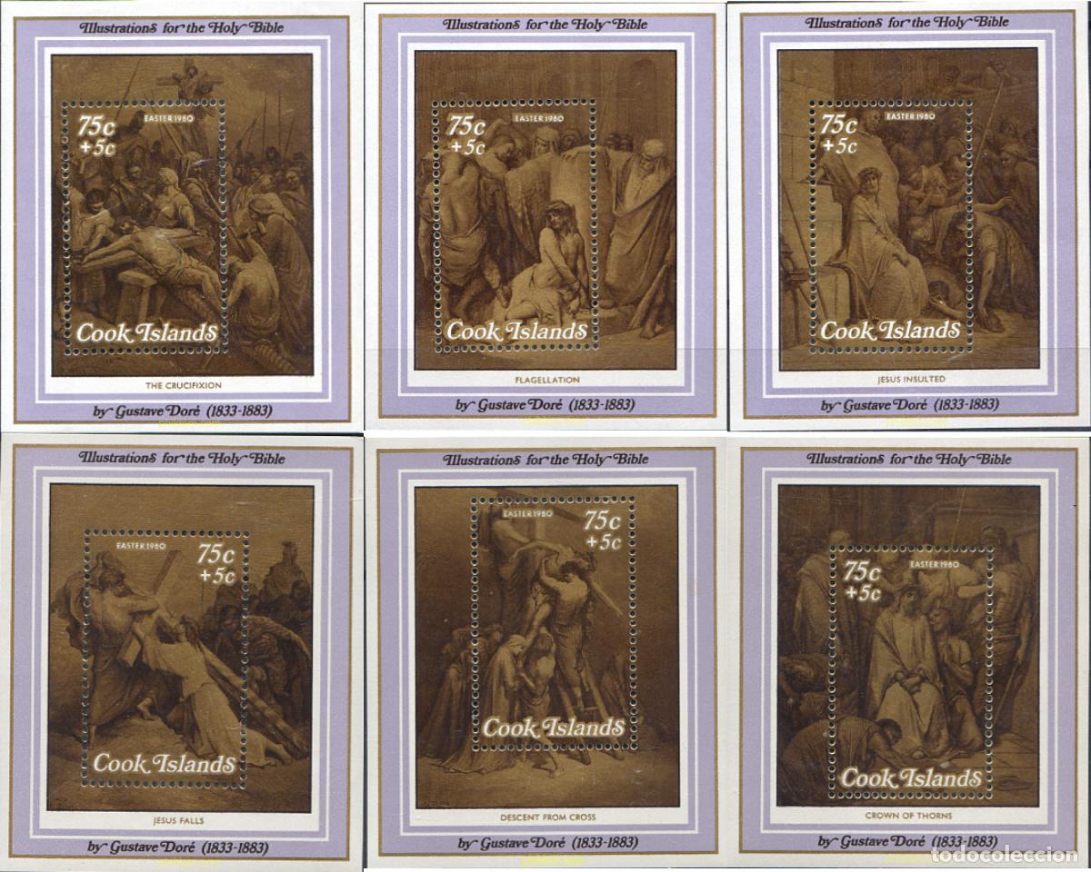 Stamps: 65655 MNH COOK Islas 1980 PASCUA
