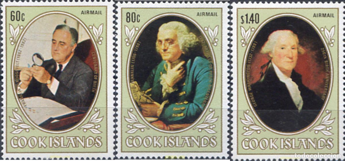 Stamps: 65689 MNH COOK Islas 1982 ANIVERSARIOS
