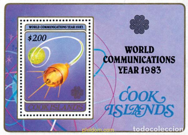 Stamps: 65696 MNH COOK Islas 1983 A&Ntilde;O MUNDIAL DE LAS TELECOMUNICACIONES