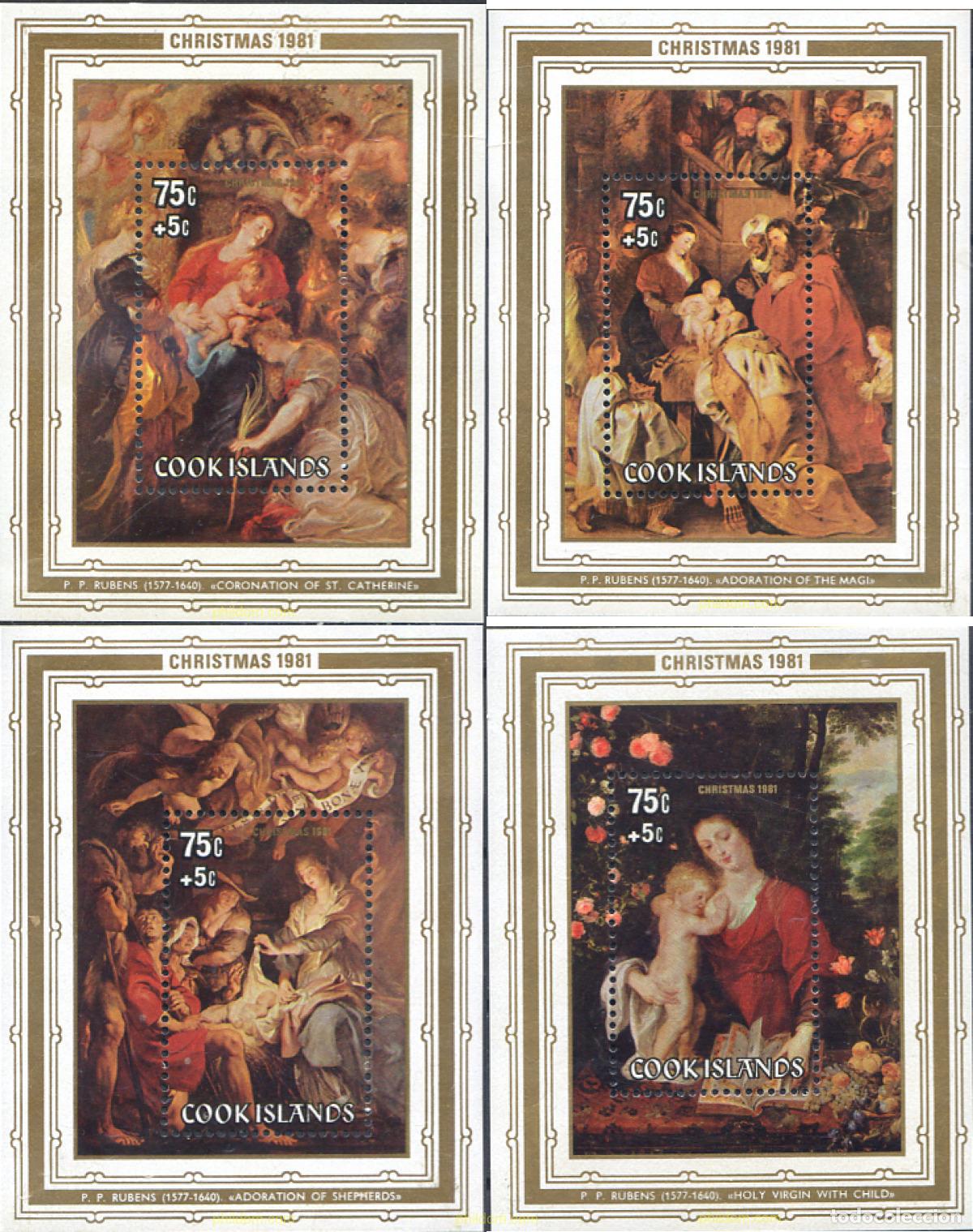 Stamps: 65680 MNH COOK Islas 1981 NAVIDAD