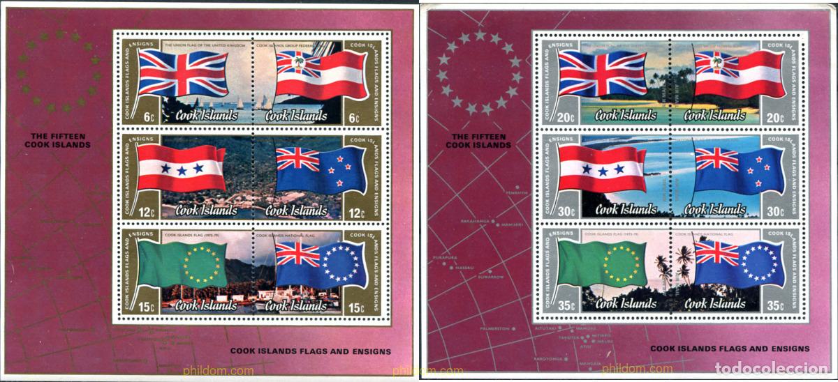 Stamps: 65695 MNH COOK Islas 1983 BANDERAS