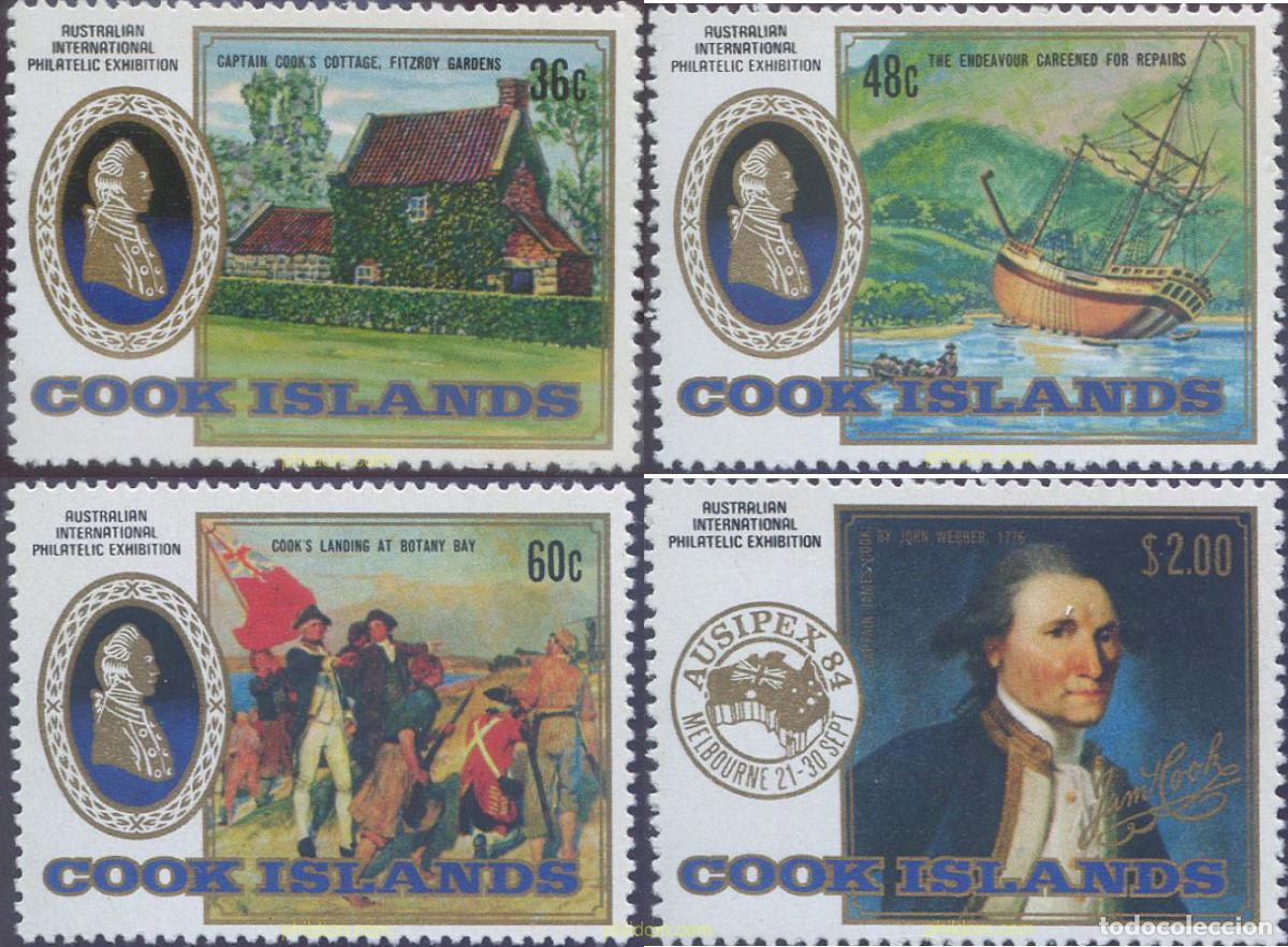 Sellos: 65702 MNH COOK Islas 1984 AUSIPEX 84. EXPOSICION FILATELICA INTERNACIONAL