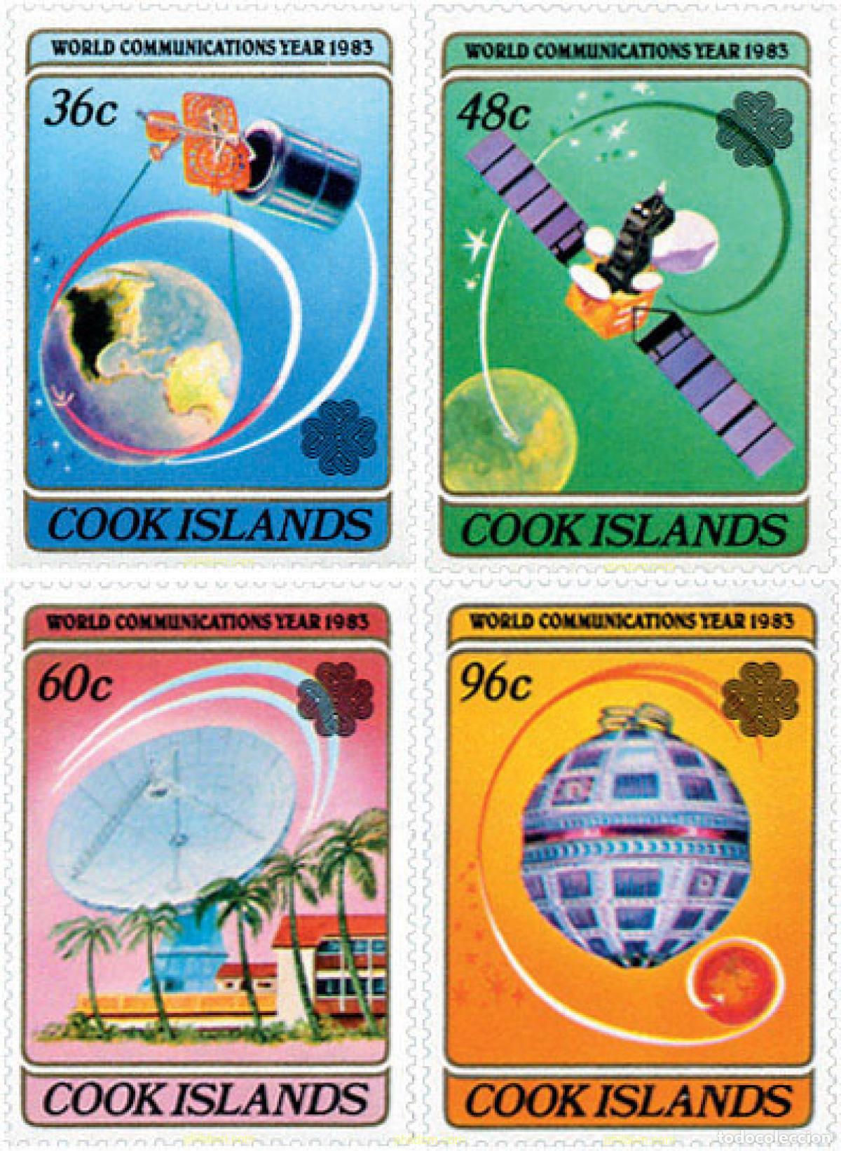 Sellos: 65691 MNH COOK Islas 1983 A&Ntilde;O MUNDIAL DE LAS TELECOMUNICACIONES