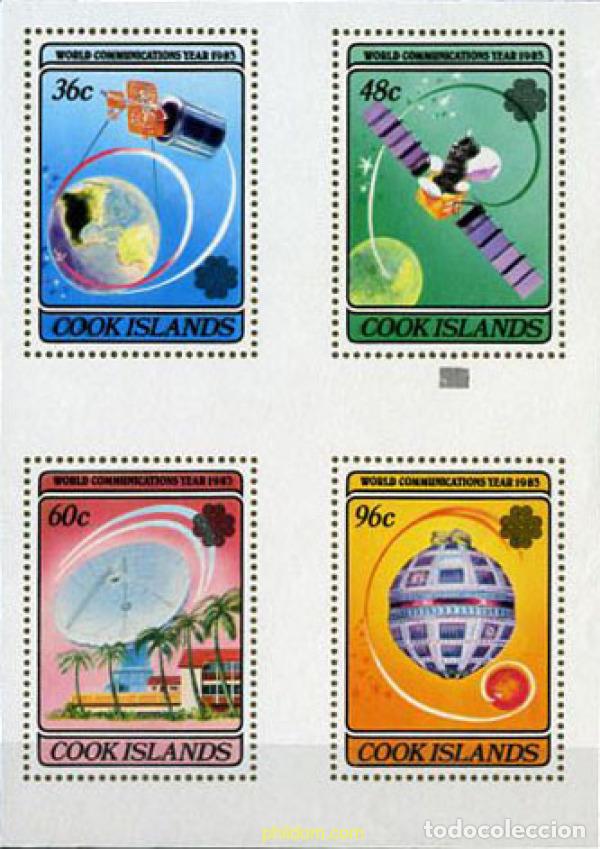 Sellos: 206741 MNH COOK Islas 1983 A&Ntilde;O MUNDIAL DE LAS TELECOMUNICACIONES