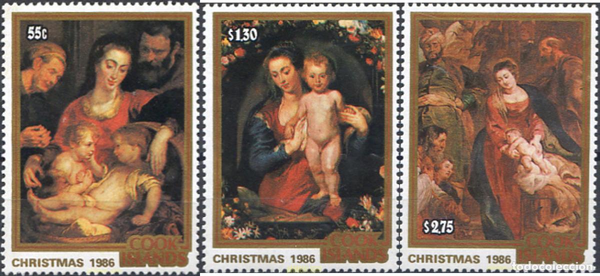 Stamps: 65728 MNH COOK Islas 1986 NAVIDAD