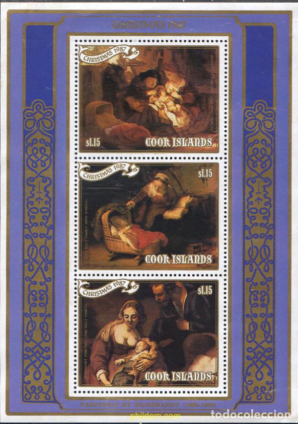 Sellos: 303167 MNH COOK Islas 1987 NAVIDAD