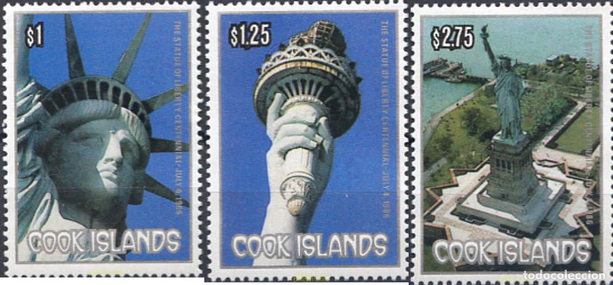 Sellos: 65726 MNH COOK Islas 1986 CENTENARIO DE LA ESTATUA DE LA LIBERTAD