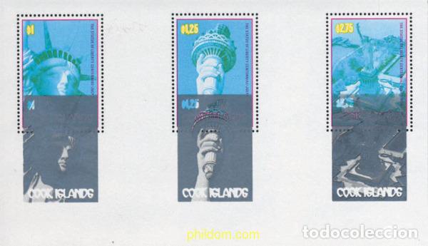 Sellos: 136867 MNH COOK Islas 1986 CENTENARIO DE LA ESTATUA DE LA LIBERTAD