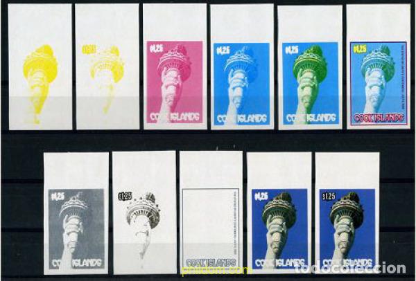 Sellos: 206816 MNH COOK Islas 1986 CENTENARIO DE LA ESTATUA DE LA LIBERTAD