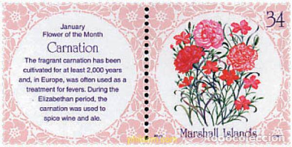 Stamps: 95506 MNH MARSHALL Islas 2001 FLOR DE ENERO