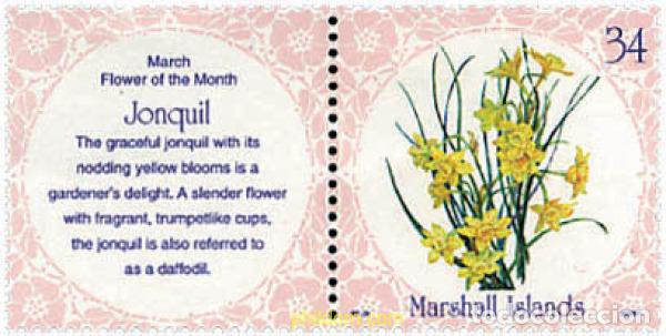 Stamps: 95509 MNH MARSHALL Islas 2001 FLOR DE MARZO