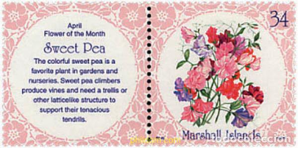 Stamps: 95511 MNH MARSHALL Islas 2001 FLOR DE ABRIL