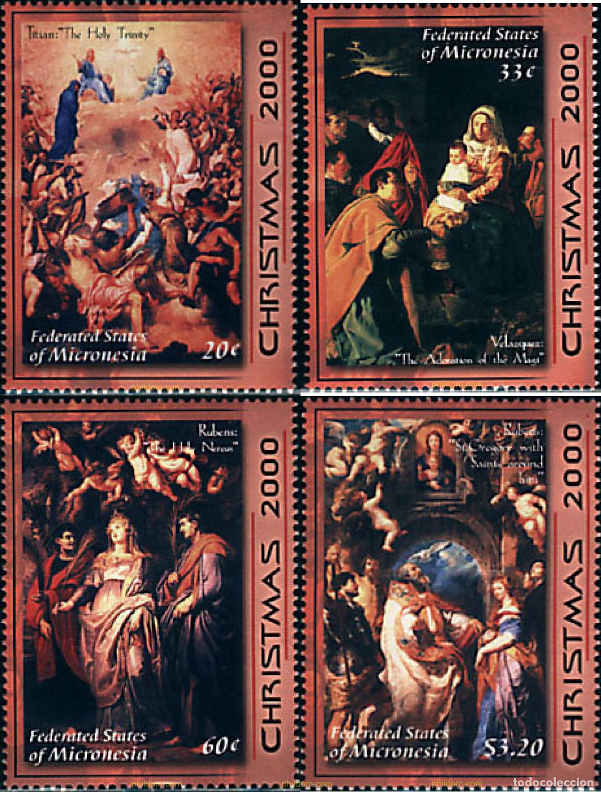 Sellos: 74724 MNH MICRONESIA 2000 NAVIDAD