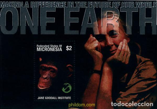 Sellos: 344055 MNH MICRONESIA 2001 PROTECCION DE LA FAUNA