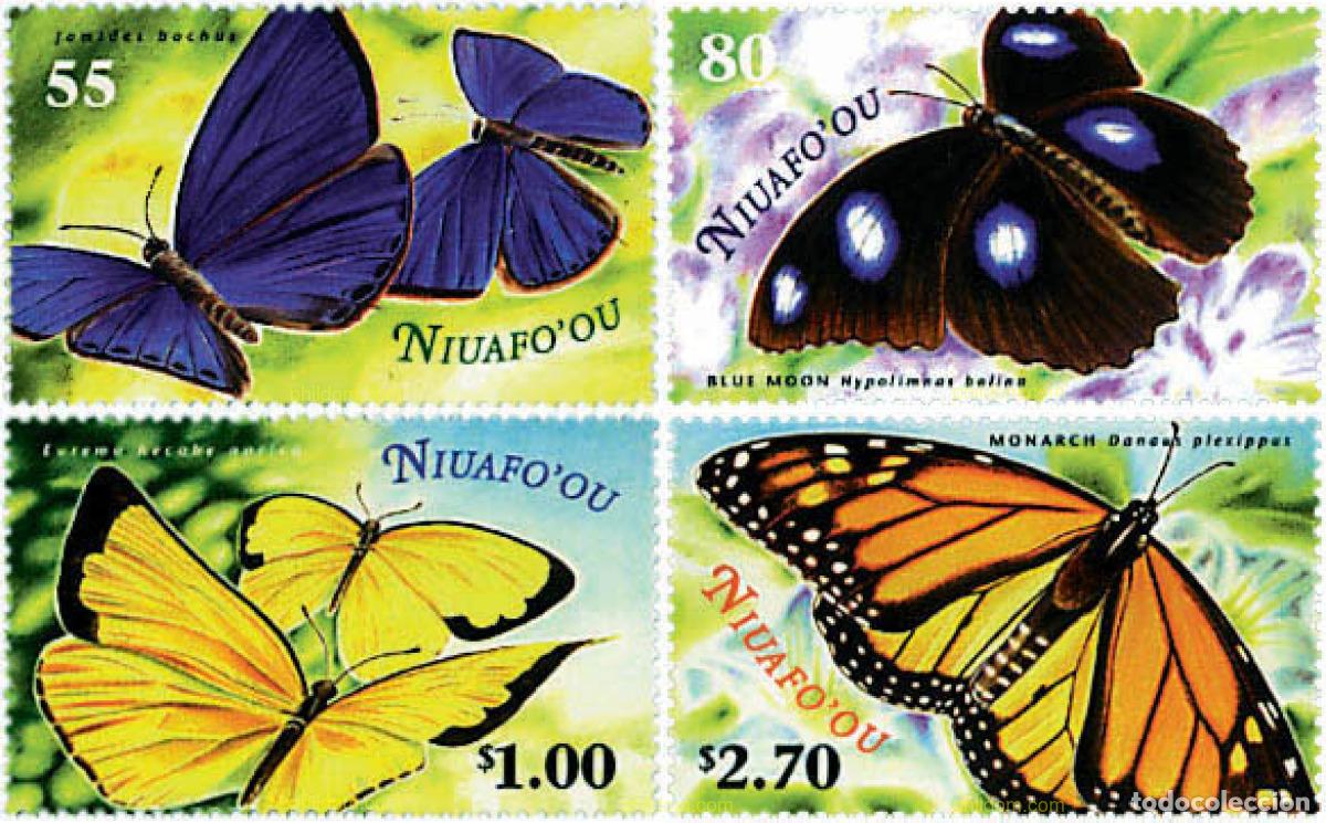 Sellos: 77303 MNH NIUAFO OU 2000 MARIPOSAS