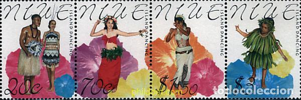 Sellos: 5372 MNH NIUE 2000 BAILES TRADICIONALES