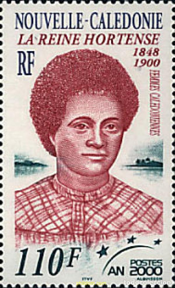 Sellos: 69304 MNH NUEVA CALEDONIA 2000 LA REINA HORTENSE