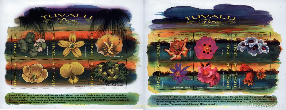 Sellos: 236687 MNH TUVALU 1999 FLORES