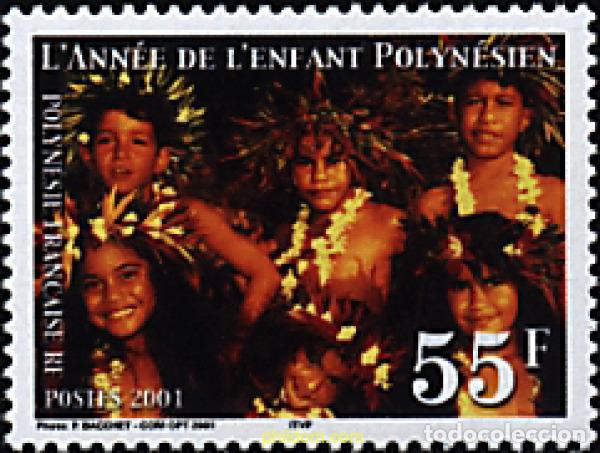 Sellos: 69500 MNH POLINESIA FRANCESA 2001 A&Ntilde;O DE LA INFANCIA POLINESIA