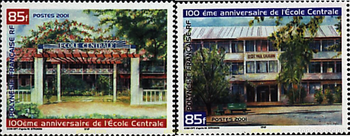 Sellos: 82303 MNH POLINESIA FRANCESA 2001 CENTENARIO DEL COLEGIO CENTRAL