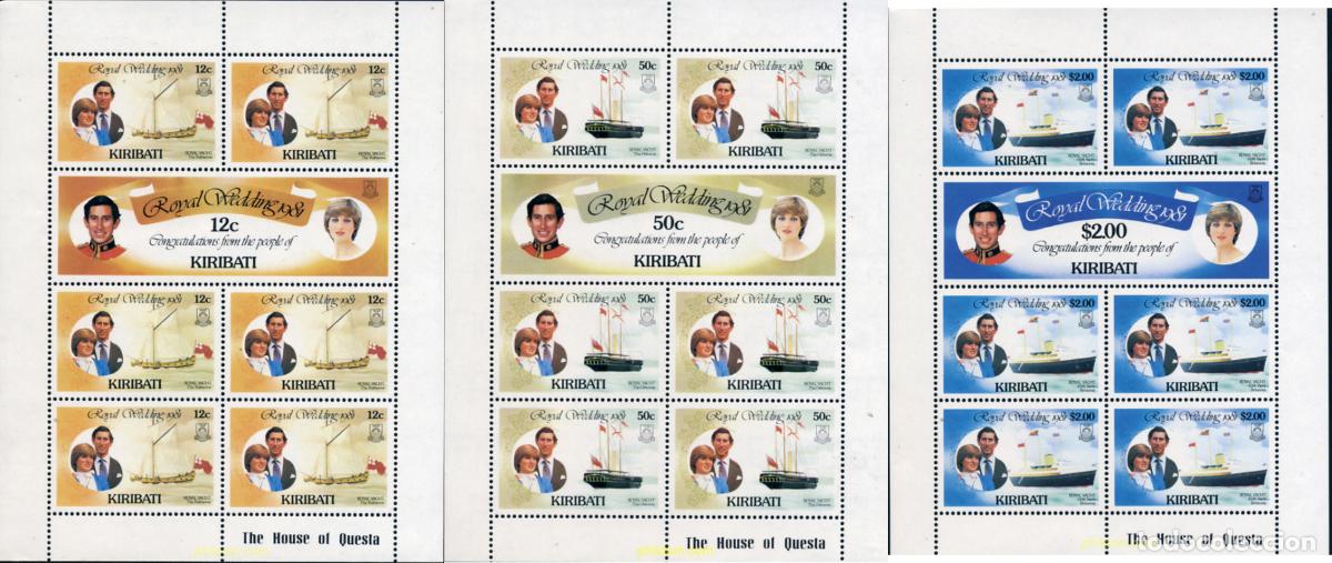 Sellos: 157570 MNH KIRIBATI 1981 BODA DEL PRINCIPE CARLOS Y LADY DIANA SPENCER