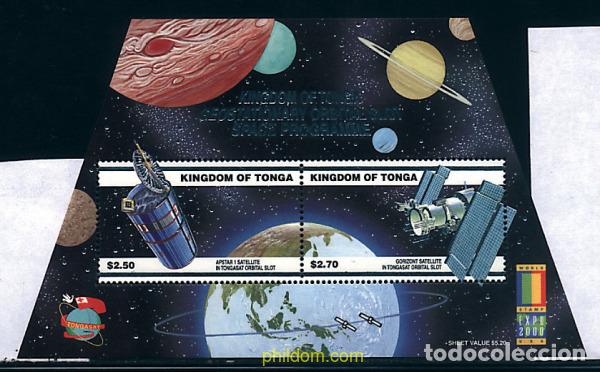 Sellos: 71396 MNH TONGA 2000 SATELITES GEOESTACIONARIOS