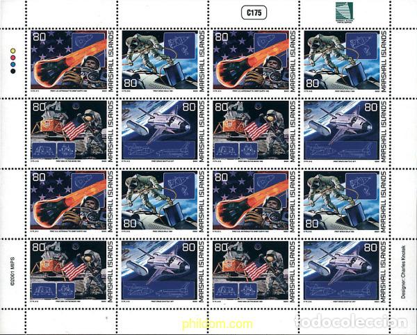 Sellos: 8476 MNH MARSHALL Islas 2001 ESPACIO