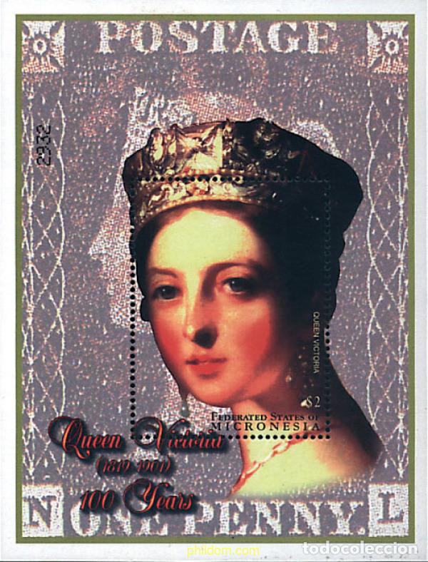 Sellos: 93438 MNH MICRONESIA 2001 CENTENARIO DE LA MUERTE DE LA REINA VICTORIA