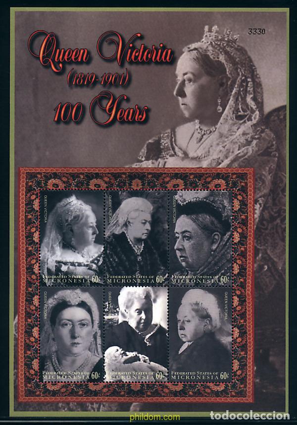 Sellos: 294133 MNH MICRONESIA 2001 CENTENARIO DE LA MUERTE DE LA REINA VICTORIA