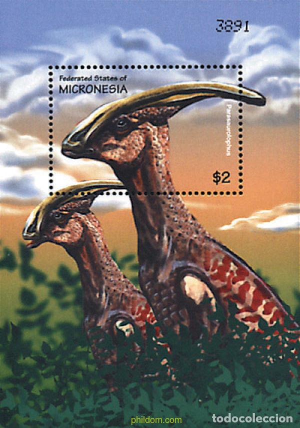 Sellos: 344066 MNH MICRONESIA 2001 FAUNA PREHISTORICA