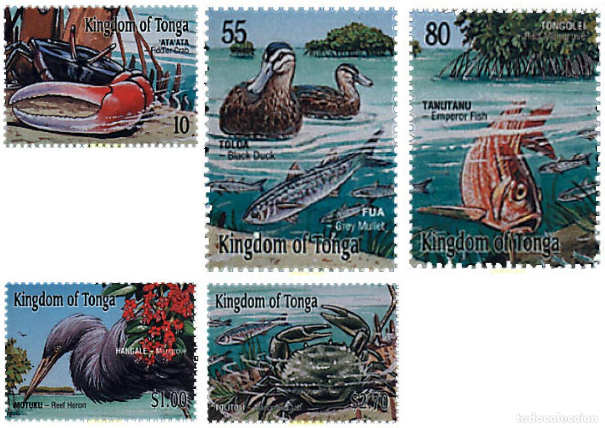 Sellos: 77032 MNH TONGA 2001 DIA INTERNACIONAL DEL MEDIO AMBIENTE