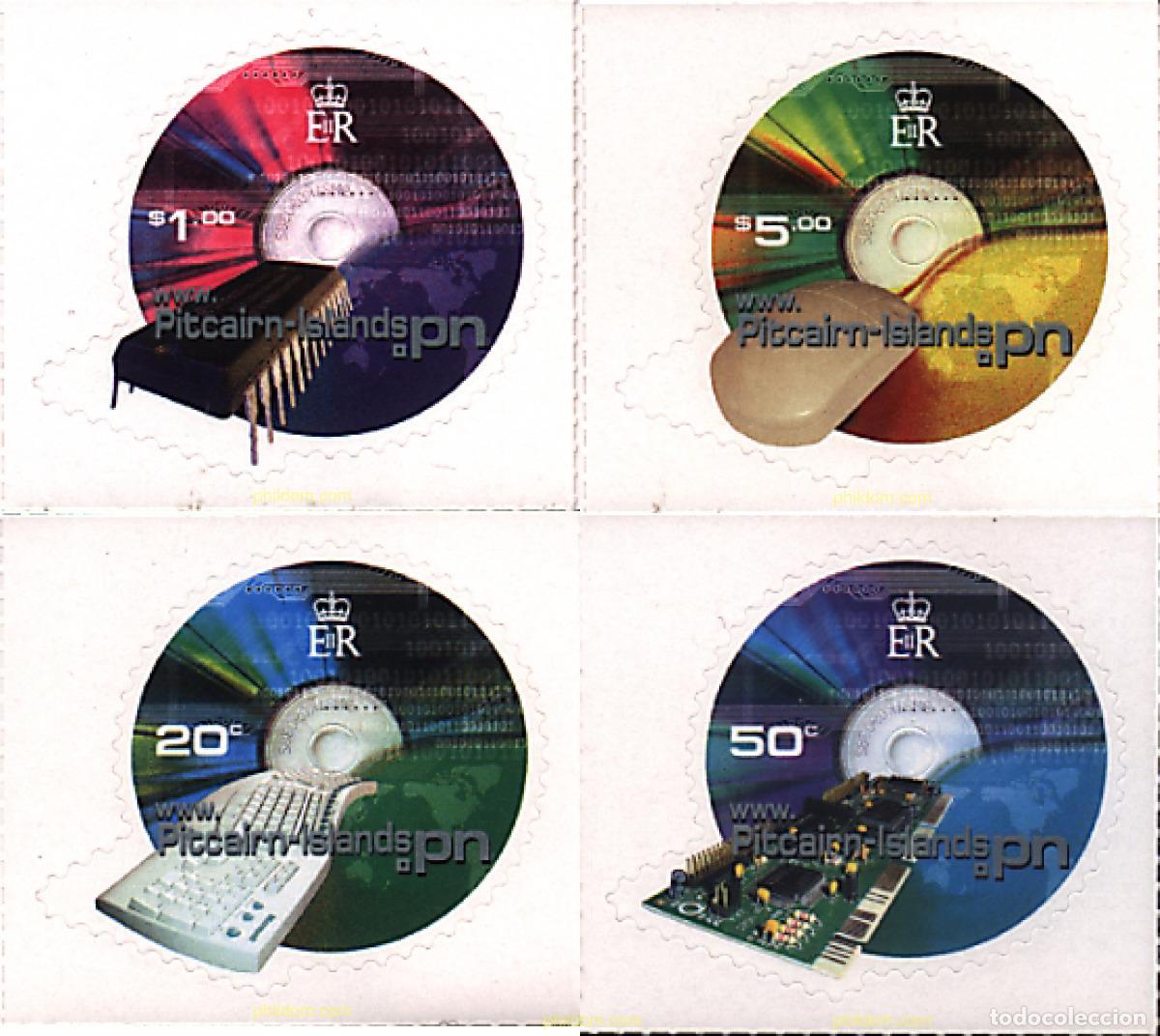 Sellos: 80700 MNH PITCAIRN Islas 2001 INTERNET