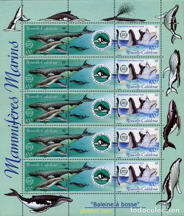 Sellos: 8576 MNH NUEVA CALEDONIA 2001 OPERACION CETACEOS