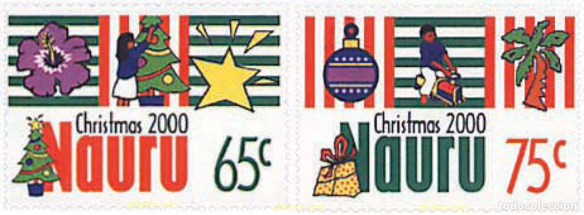 Sellos: 100199 MNH NAURU 2000 NAVIDAD