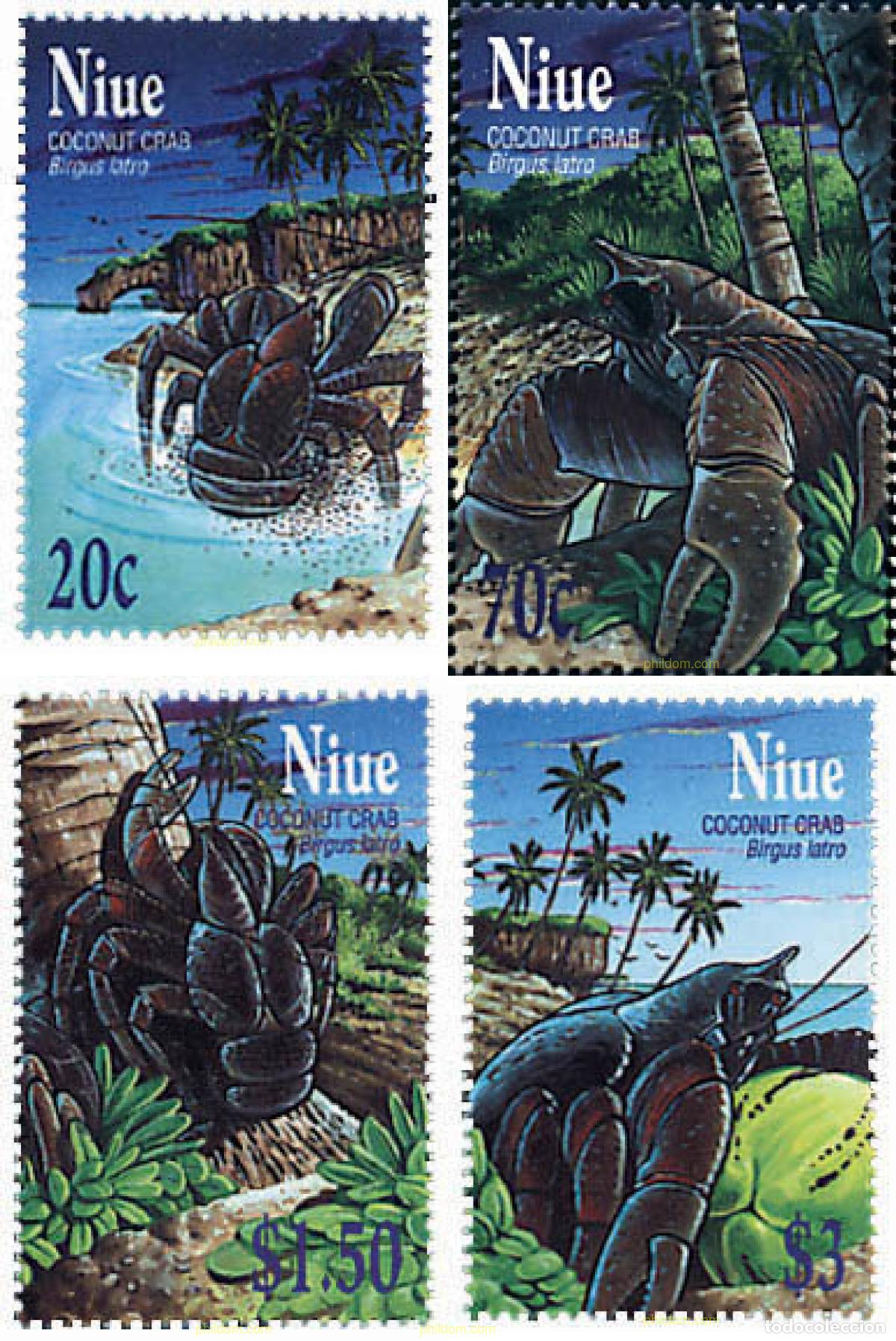 Sellos: 87174 MNH NIUE 2001 CANGREJO COCONUT
