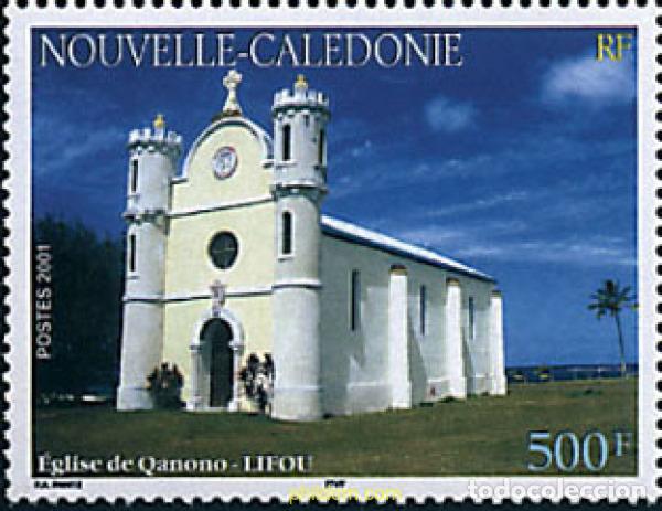 Sellos: 79154 MNH NUEVA CALEDONIA 2001 IGLESIA DE QANONO