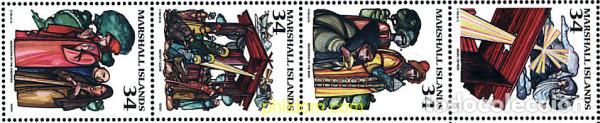 Sellos: 4643 MNH MARSHALL Islas 2001 NAVIDAD - Foto 1