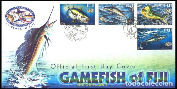 Sellos: 429413 MNH FIJI 2001 PESCA DEPORTIVA