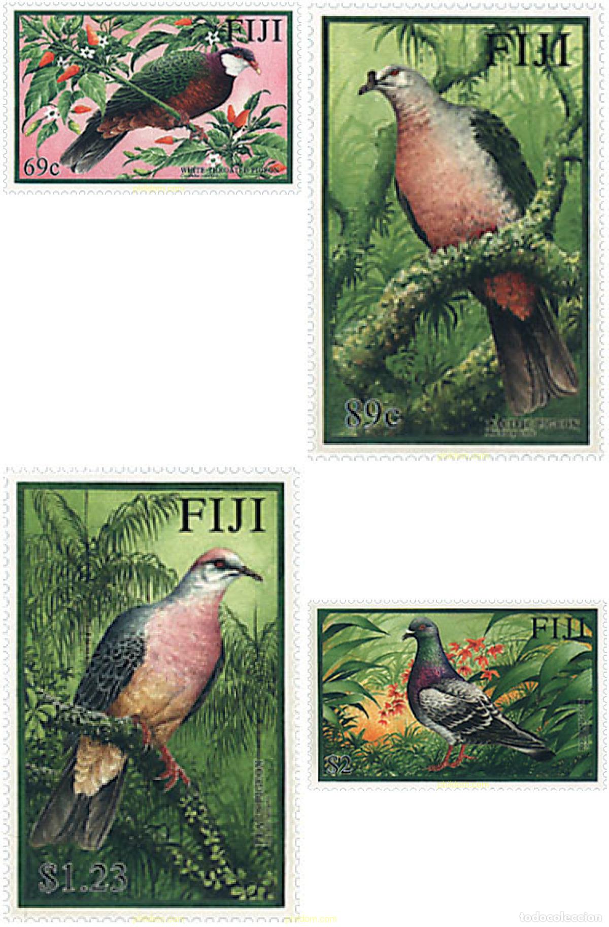Sellos: 81199 MNH FIJI 2001 PALOMAS