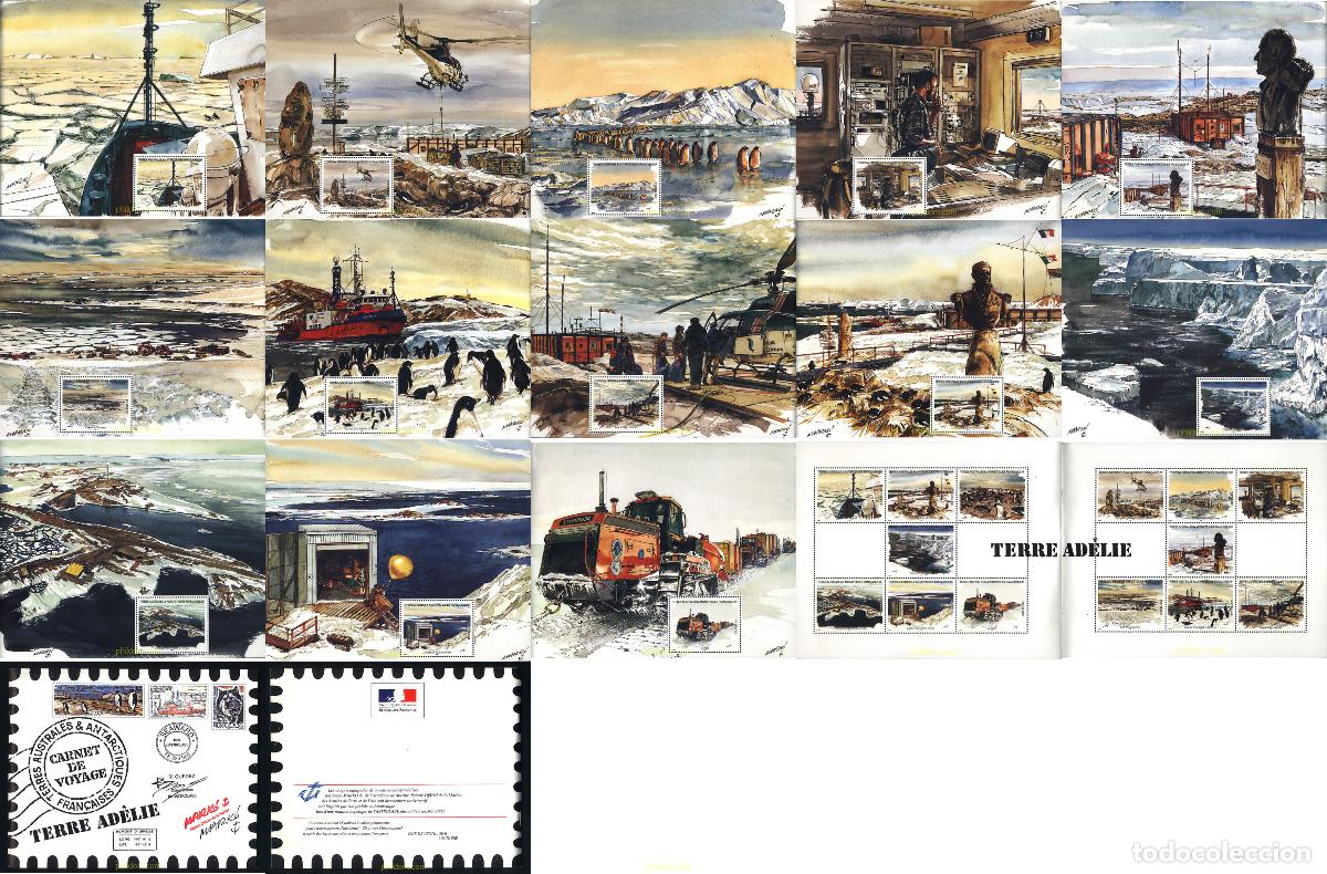 Sellos: 1905 MNH ANTARTIDA FRANCESA 2001 CARNET DE VIAJE