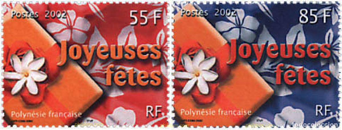 Sellos: 93253 MNH POLINESIA FRANCESA 2002 SELLOS CON MENSAJE