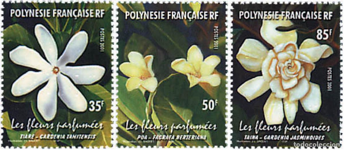 Sellos: 88609 MNH POLINESIA FRANCESA 2001 FLORES PERFUMADAS