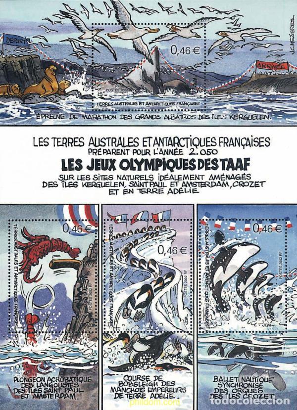 Sellos: 86456 MNH ANTARTIDA FRANCESA 2002 JUEGOS OLIMPICOS DE LAS TAAF